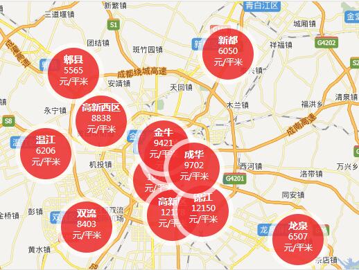 成都房价走势最新消息:10月7日成都房价走势及